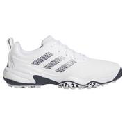 adidas Code Chaos 25 Golf Shoes - White/Navy/White