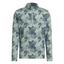adidas Go-To Print Mens 1/4 Zip Top - Silver/Green - thumbnail image 1