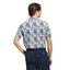 adidas Go-To Print Mens Polo Shirt -  Wonblu/Core Navy - thumbnail image 3