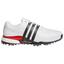adidas TOUR360 24 Golf Shoes - White/Black/Red - thumbnail image 1