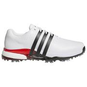 adidas TOUR360 24 Golf Shoes - White/Black/Red