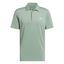 adidas Ultimate 365 Solid Golf Polo - Silver/Green - thumbnail image 1