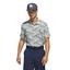 adidas Ultimate Performance Mens Polo Shirt - Wonder Silver/Collegiate Navy - thumbnail image 2