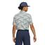 adidas Ultimate Performance Mens Polo Shirt - Wonder Silver/Collegiate Navy - thumbnail image 3