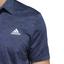 adidas Jacquard Golf Polo - Crew Navy - thumbnail image 3