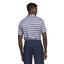 adidas 2 Colour Stripe Golf Polo - College Navy - thumbnail image 2