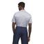 adidas 2 Colour Stripe Golf Polo - Grey Three - thumbnail image 2
