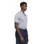 adidas 2 Colour Stripe Golf Polo - Grey Three - thumbnail image 3