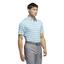 adidas 2 Colour Stripe Golf Polo - Semi Blue Burst - thumbnail image 3