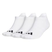 adidas Ankle Golf Socks 3 Pair Pack - White