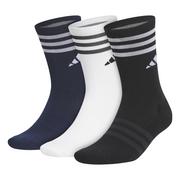 adidas Crew Golf Socks 3 Pair Pack - Multi