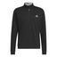 adidas Elevated 1/4 Zip Golf Sweater - Black - thumbnail image 1