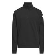 adidas Junior 1/4 Zip Golf Sweater - Black