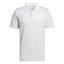 adidas Ottoman Golf Polo - White/Grey - thumbnail image 1