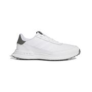 adidas S2G SL 24 Leather Golf Shoes - White/Grey