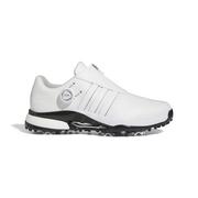 adidas Tour360 24 BOA Boost Golf Shoes - White/White/Black