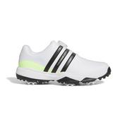 adidas Tour360 24 BOA Junior Golf Shoes - White/Black/Green
