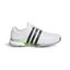 adidas Tour360 24 Boost Golf Shoes - White/Black/Green - thumbnail image 1