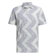 adidas Ultimate 365 All Over Print Golf Polo - Crystal Jade