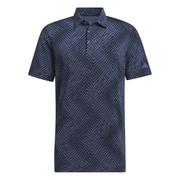 adidas Ultimate 365 All Over Print Golf Polo - Navy