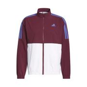 Next product: adidas Beyond the Course Windbreaker Golf Jacket - White/Maroon
