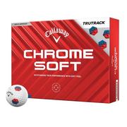 Callaway Chrome Soft TruTrack Golf Balls - White