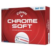 Callaway Chrome Soft 26 360 Triple Track Golf Balls - White