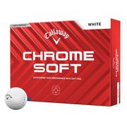 Callaway Chrome Soft Golf Balls - White