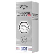 Callaway Chrome Soft X LS Triple Track Golf Balls - 3-Ball Sleeve