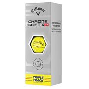 Next product: Callaway Chrome Soft X LS Triple Track Golf Balls Yellow - 3-Ball Sleeve