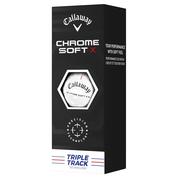 Callaway Chrome Soft X Triple Track Golf Balls - 3-Ball Sleeve