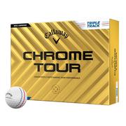 Callaway Chrome Tour Triple Track Golf Balls - White