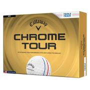 Callaway Chrome Tour 26 Triple Track Golf Balls - White