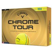 Callaway Chrome Tour 26 Triple Track Golf Balls - Yellow