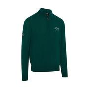 Next product: Callaway 1/4 Zip Merino Wool Tour Logo Golf Sweater - Dark Blue Coral
