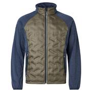 Abacus Elgin Wind and Warm Hybrid Golf Jacket - Olive