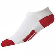 FootJoy Junior ProDry Sport Golf Socks - White/Red