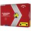 Callaway Chrome Soft Truvis Golf Balls - Yellow/Black - thumbnail image 1