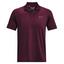 Under Armour Performance 3.0 Golf Polo Shirt - Dark Maroon - thumbnail image 1