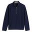 Ashworth French Terry 1/4 Zip Golf Sweater - Driver Navy - thumbnail image 1