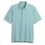 Ashworth Striped Tech Golf Polo - White/Lagoon - thumbnail image 1