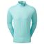 FootJoy Tonal Print Knit Chill Out Golf Sweater - Aqua Surf - thumbnail image 1