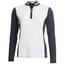 Prunella Long Sleeve Golf Polo - White/Navy - thumbnail image 1