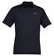 Under Armour Mens Performance 2.0 Golf Polo Shirt - Black - thumbnail image 1
