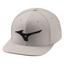 Mizuno Tour Flat Snapback Golf Cap - Grey - thumbnail image 1