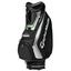 TaylorMade Qi35 Tour Staff Golf Bag - Black/Silver/Green - thumbnail image 1