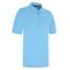 ProQuip Pro-Tech Solid Golf Polo Shirt - Azure Blue - thumbnail image 1