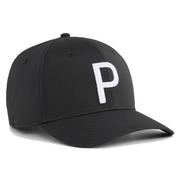 Puma Heritage P Tech Golf Cap - Puma Black