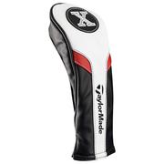 TaylorMade Rescue/Hybrid Headcover - White/BlackRed