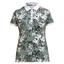 Rohnisch Womens Leaf Polo Shirt - Green Leaves Model Back - thumbnail image 1
